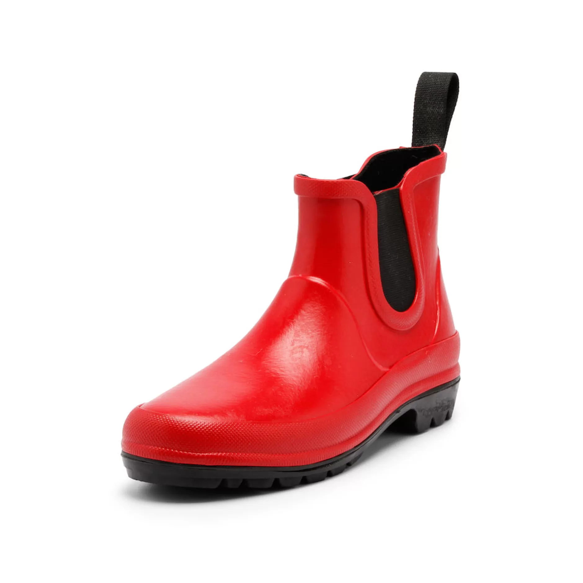 Rubber Boots*Grand Step Vickie Red Rubber Boot