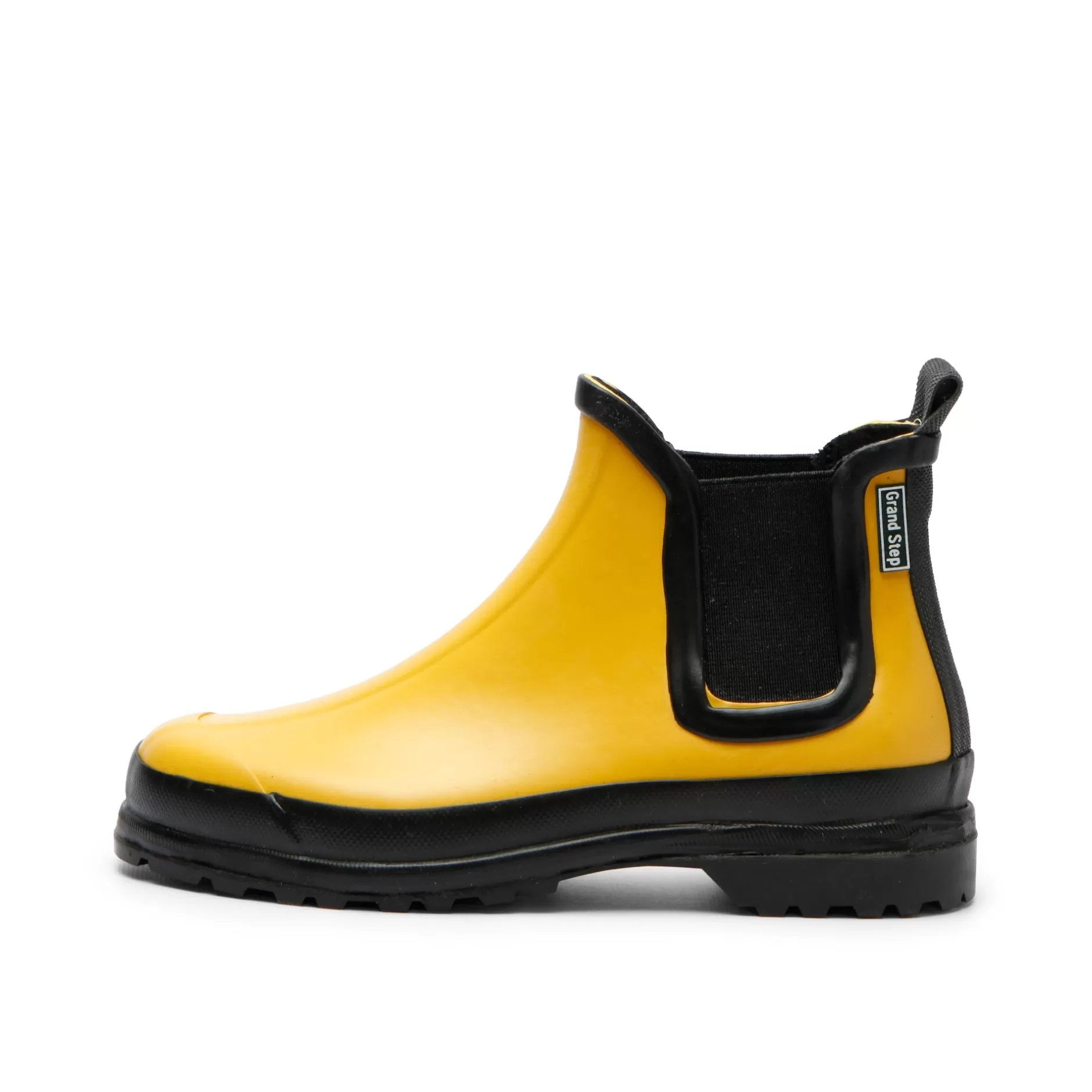 Rubber Boots*Grand Step Victoria Gelb Rubber Boot