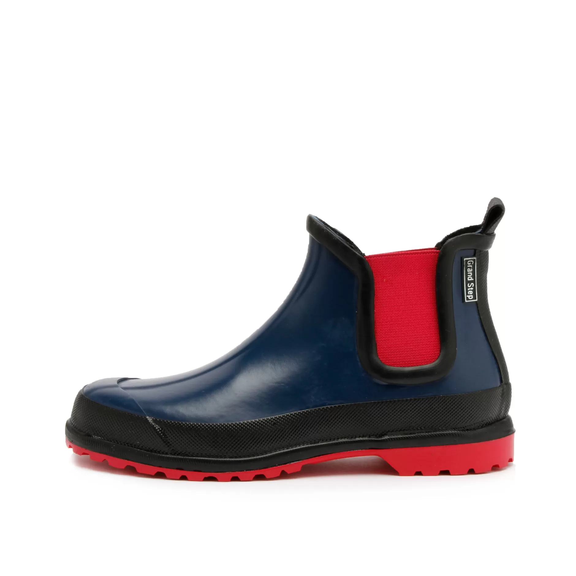 Rubber Boots*Grand Step Victoria Multi Blau-Pink Rubber Boot