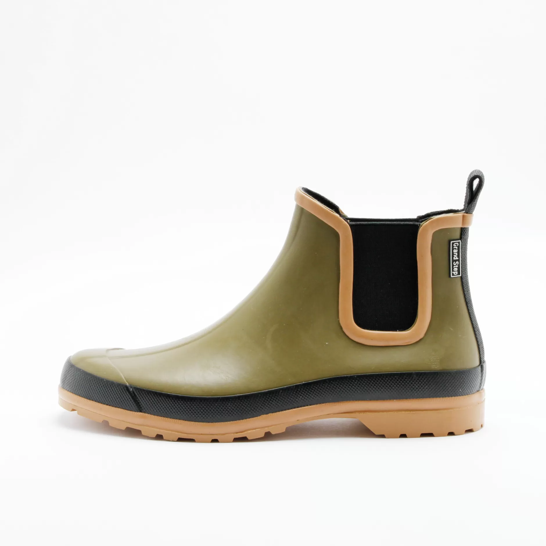 Rubber Boots*Grand Step Victoria Multi Olive Rubber Boot