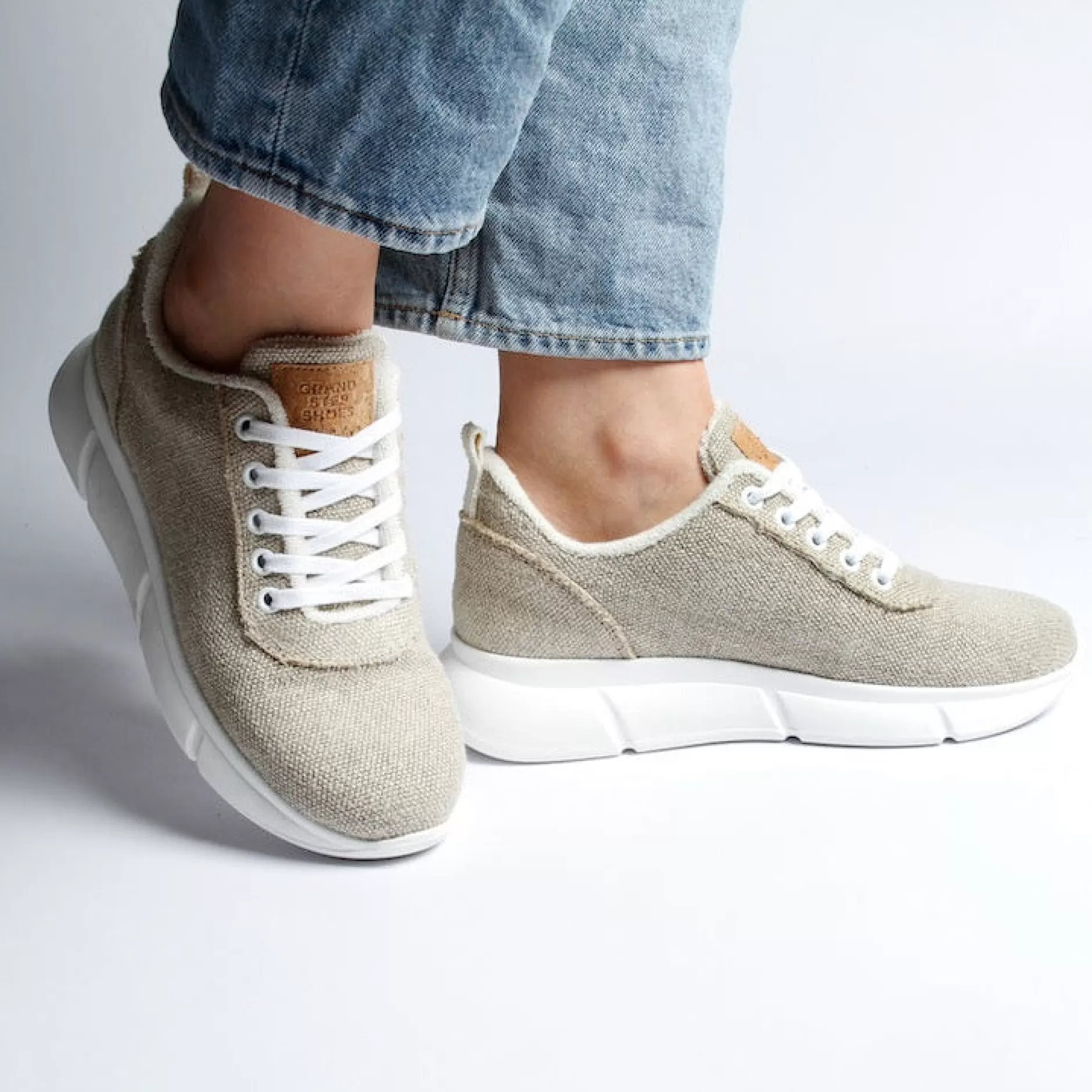 Sneakers*Grand Step Vitesse Hemp Sneaker Nature